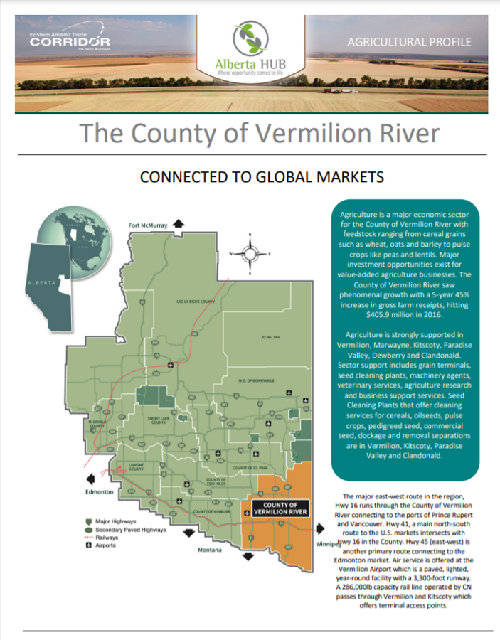 County of Vermilion River Ag Profile
