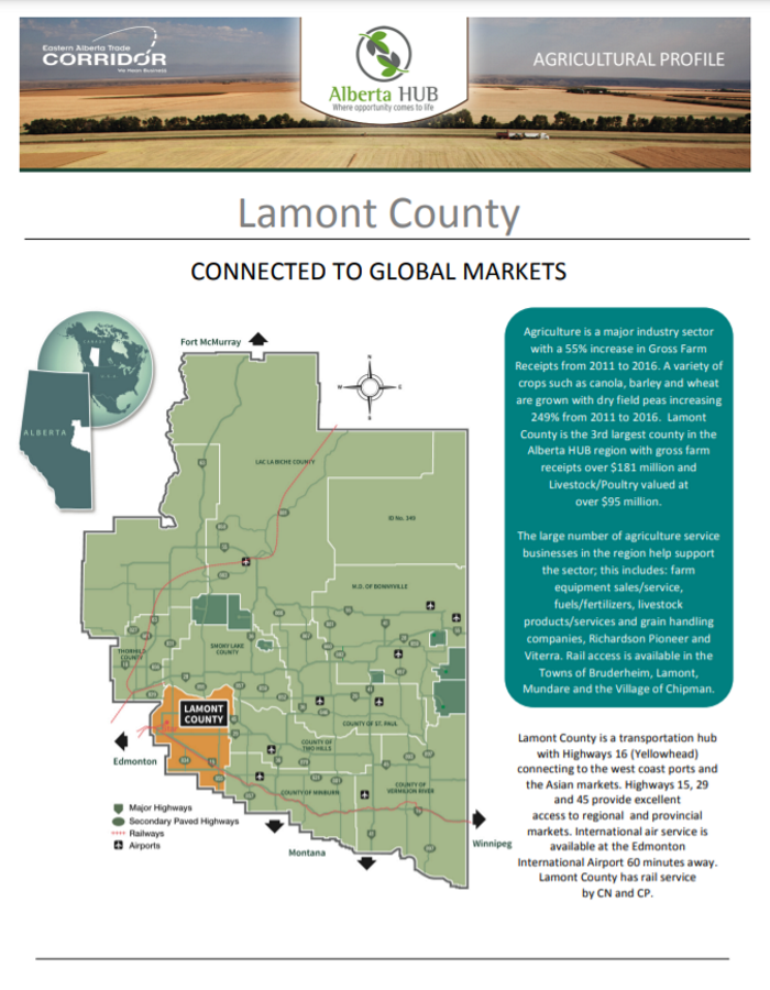 Lamont County Ag Profile